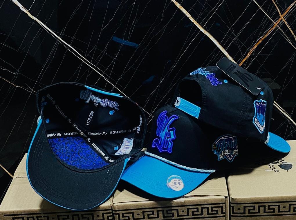 💥 Gorra Westcol x Blessd Limited Drop – Azul & Morado OG