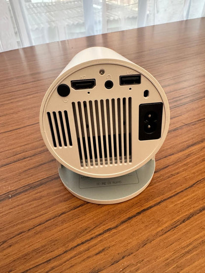 MINI PROYECTOR PORTÁTIL HY300 ANDROID 11 SMART 4K – BLANCO 110v-220v